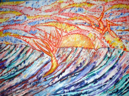 Stella Danzante. Olio su Cartone 51x61